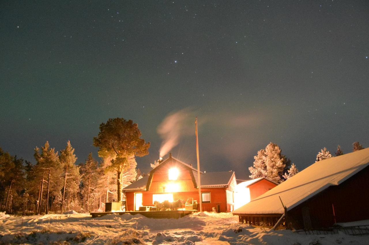Camp Caroli Wooden Cabins Jukkasjärvi エクステリア 写真