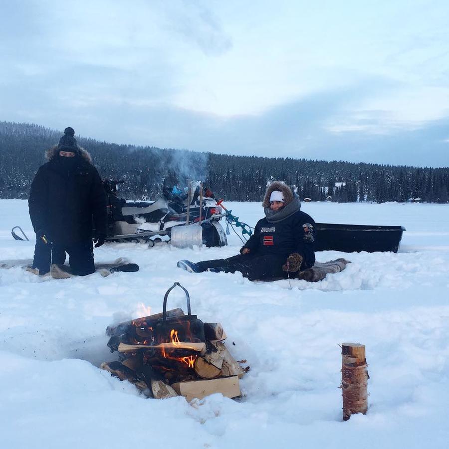 Camp Caroli Wooden Cabins Jukkasjärvi エクステリア 写真