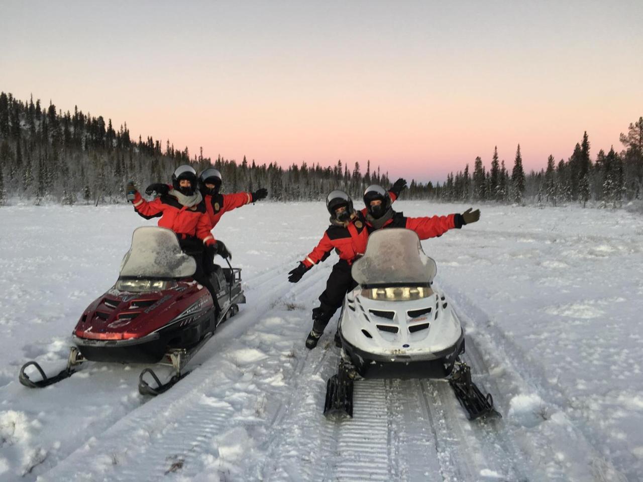 Camp Caroli Wooden Cabins Jukkasjärvi エクステリア 写真